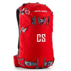 Capital Sports CS 30, 30 l, batoh na sport a volný čas, nylon odpuzující vodu, červený