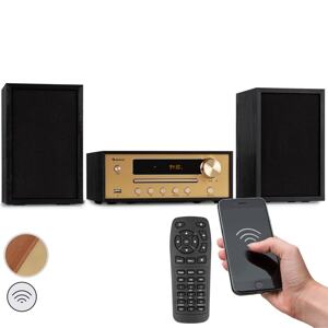 Auna Berklee, HiFi stereo systém, Bluetooth, stereo reproduktory, UWK, MP3, USB, Line-In