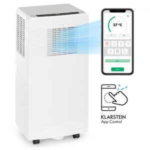 Klarstein Iceblock Ecosmart 7, mobilní klimatizace, 3 v 1, 7000 BTU, ovládání přes aplikaci, bílá
