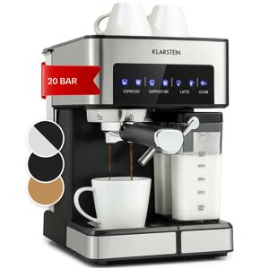 Klarstein Arabica Comfort, espresso kávovar, 1350 W, 20 bar, 1,8 l, dotykový displej