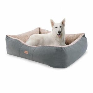 Brunolie Emma, pelíšek pro psa, koš pro psa, možnost praní, protiskluzový, prodyšný, oboustranná matrace, polštář, velikost L (100 × 30 × 90 cm)