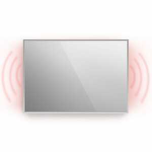 Klarstein La Palma 700, infračervený ohřívač 2 v 1, smart, 85 x 60 cm, 750 W, zrcadlová přední strana