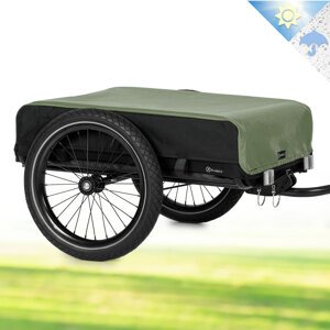 KLARFIT Companion, nákladní přívěs, 40kg/50l, přívěs na kolo, ruční vozík, černý