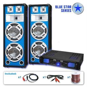 Electronic-Star PA set Blue Star Series "Basskern", 2800 W