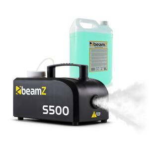 Beamz S500 New Edition, výrobník mlhy, včetně mlžné kapaliny, 500 W, 50 m3/min