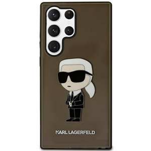 Originální pouzdro KARL LAGERFELD Ikonik Karl Lagerfeld KLHCS23LHNIKTCK pro Samsung Galaxy S23 Ultra black