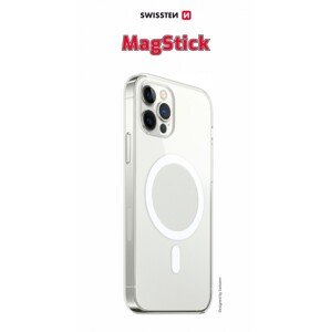Zadní kryt Swissten Clear Jelly Magstick pro iPhone 15 Pro Max průhledný