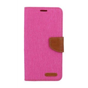 Pouzdro Canvas Samsung A54 5G knížkové růžové 108416 (kryt neboli obal na mobil Samsung A54 5G)