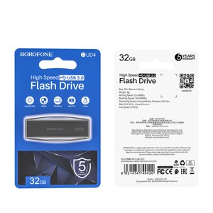 Flash disk Borofone BUD4 USB 3.0 32GB černý 109075
