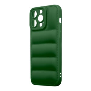 OBAL:ME Puffy Kryt pro Apple iPhone 15 Pro Max Dark Green