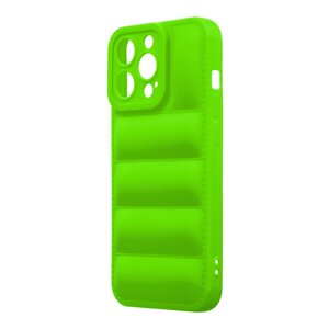 OBAL:ME Puffy Kryt pro Apple iPhone 13 Pro Green