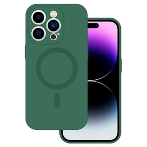 TEL PROTECT MagSilikonové pouzdro pro Iphone 15 Pro Green