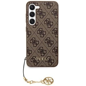 Originální pouzdro GUESS - hardcase 4G Charms Collection GUHCS24MGF4GBR pro Samsung Galaxy S24 Plus Brown