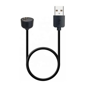 Nabíjecí kabel pro chytrý náramek Xiaomi Mi Band 5-6-7 USB kabel černý