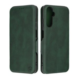 Pouzdro Techsuit Samsung A05s Wallet Plus knížkové zelené 117408 (kryt neboli obal na mobil Samsung A05s)
