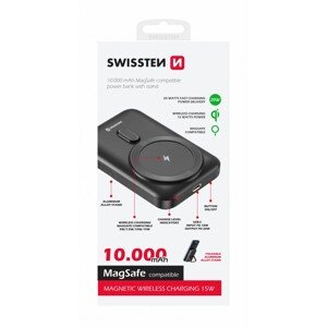 Powerbanka Swissten s funkcí rychlonabíjení 20W 10000 mAh (kompatibilní s magsafe)