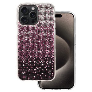 Pouzdro Tel Protect Diamond pro iPhone 12-12 Pro, vínové