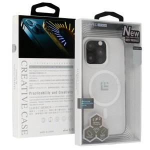 Liavec Warframe Magsafe Series pouzdro pro iPhone 15 Pro bílé