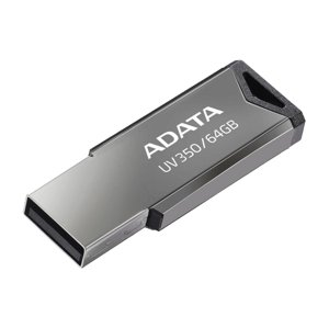 Flash disk ADATA UV350 Classic 64GB kovový šedý 122667