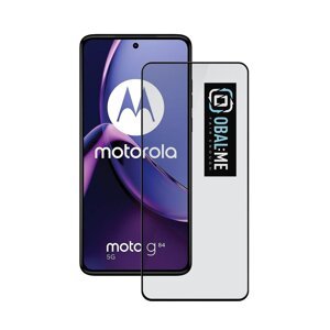 OBAL:ME 5D Tvrzené Sklo pro Motorola Moto G84 5G Black