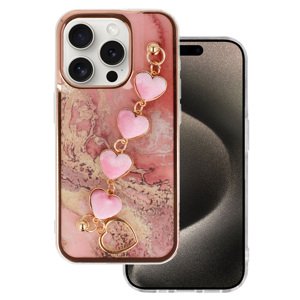 Trend Case pro iPhone 15 design 6 růžové