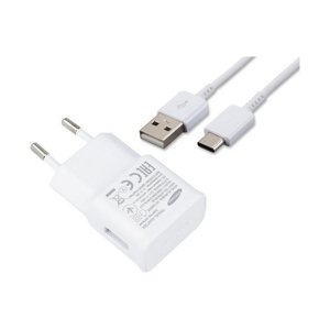 Originální nabíječka Samsung EP-TA50EWE + EP-DN930CWE USB-C (Type C) bílá 1,55 A 25410