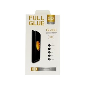 Polykarbonátové tvrzené sklo FullGlue iPhone 6 / 6s 5D černé 29222 (ochranné sklo iPhone 6 / 6s)