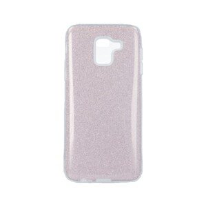 Pouzdro Forcell Samsung J6 glitter růžové 31939 (kryt neboli obal na mobil Samsung J6)