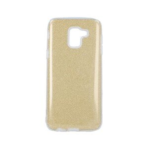 Pouzdro Forcell Samsung J6 glitter zlaté 31941 (kryt neboli obal na mobil Samsung J6)