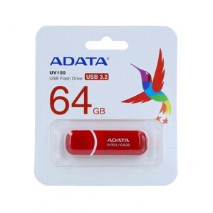Flash disk ADATA UV150 64GB červený 39562
