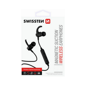 Bluetooth sluchátka SWISSTEN Active černá 39563
