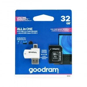Paměťová karta GOODRAM 32GB Class 10 + čtečka micro USB 40086