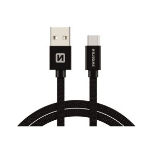 Datový kabel Swissten USB-C (Type-C) 0,2m černý 43810