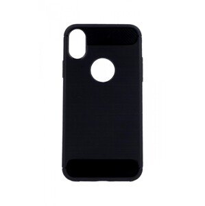 Kryt Forcell iPhone XS silikon černý 48720 (pouzdro neboli obal na mobil iPhone XS)