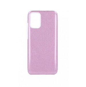 Pouzdro Forcell Samsung A02s glitter růžový 56517 (kryt neboli obal na mobil Samsung A02s)