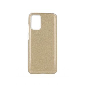 Pouzdro Forcell Samsung A02s glitter zlatý 56523 (kryt neboli obal na mobil Samsung A02s)