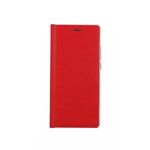 Pouzdro Vennus Samsung A02s knížkové Luna Book červeno-stříbrné 56540 (kryt neboli obal na mobil Samsung A02s)