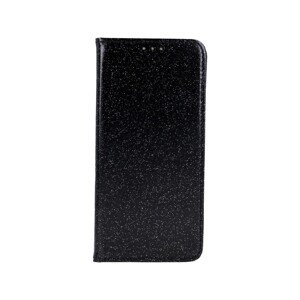 Pouzdro Forcell Samsung S21 Plus knížkové glitter černé 61585 (kryt neboli obal na mobil Samsung S21 Plus)