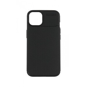 Kryt Vennus Carbon Elite iPhone 13 silikon černý 65041 (pouzdro neboli obal na mobil iPhone 13)