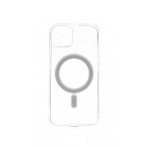 Kryt TopQ iPhone 13 s MagSafe pevný průhledný 67634 (pouzdro neboli obal na mobil iPhone 13)