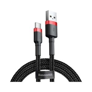 Datový kabel Baseus Cafule CATKLF-B91 USB-C 3A černo-červený 68790