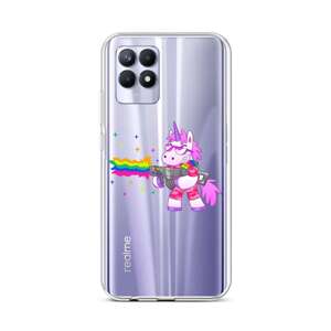 Kryt TopQ Realme 8i silikon Rainbow Gun 69802 (pouzdro neboli obal na mobil Realme 8i)