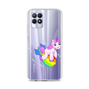 Kryt TopQ Realme 8i silikon Flying Unicorn 69883 (pouzdro neboli obal na mobil Realme 8i)