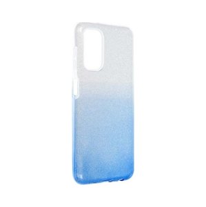 Kryt Forcell Samsung A13 glitter stříbrno-modrý 71697 (pouzdro neboli obal na mobil Samsung A13)