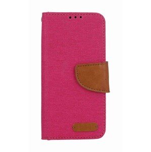 Pouzdro Canvas Samsung A40 knížkové růžové 74450 (kryt neboli obal na mobil Samsung A40)