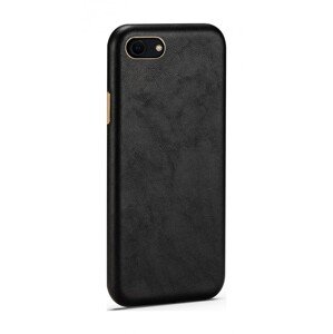 Kryt TopQ Soft Leather iPhone SE 2022 černý 75371 (pouzdro neboli obal na mobil iPhone SE 2022)