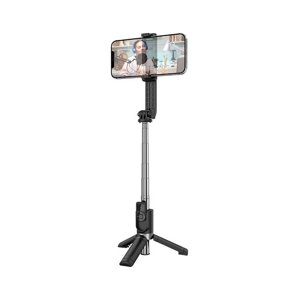 Bluetooth tripod selfie tyč Borofone BY9 černá 75553
