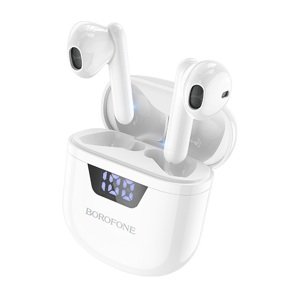 Bezdrátová sluchátka Borofone BW05 TWS bílá 76078
