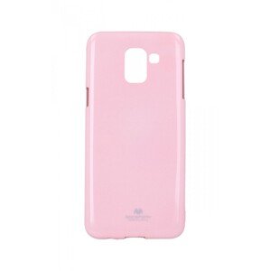 Kryt Mercury Samsung J6 silikon světle růžový 76316 (pouzdro neboli obal na mobil Samsung J6)