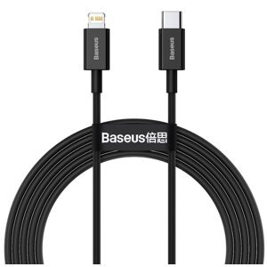 Baseus CATLYS-C01 Superior Fast Charging Datový Kabel USB-C to Lightning 20W 2m Black